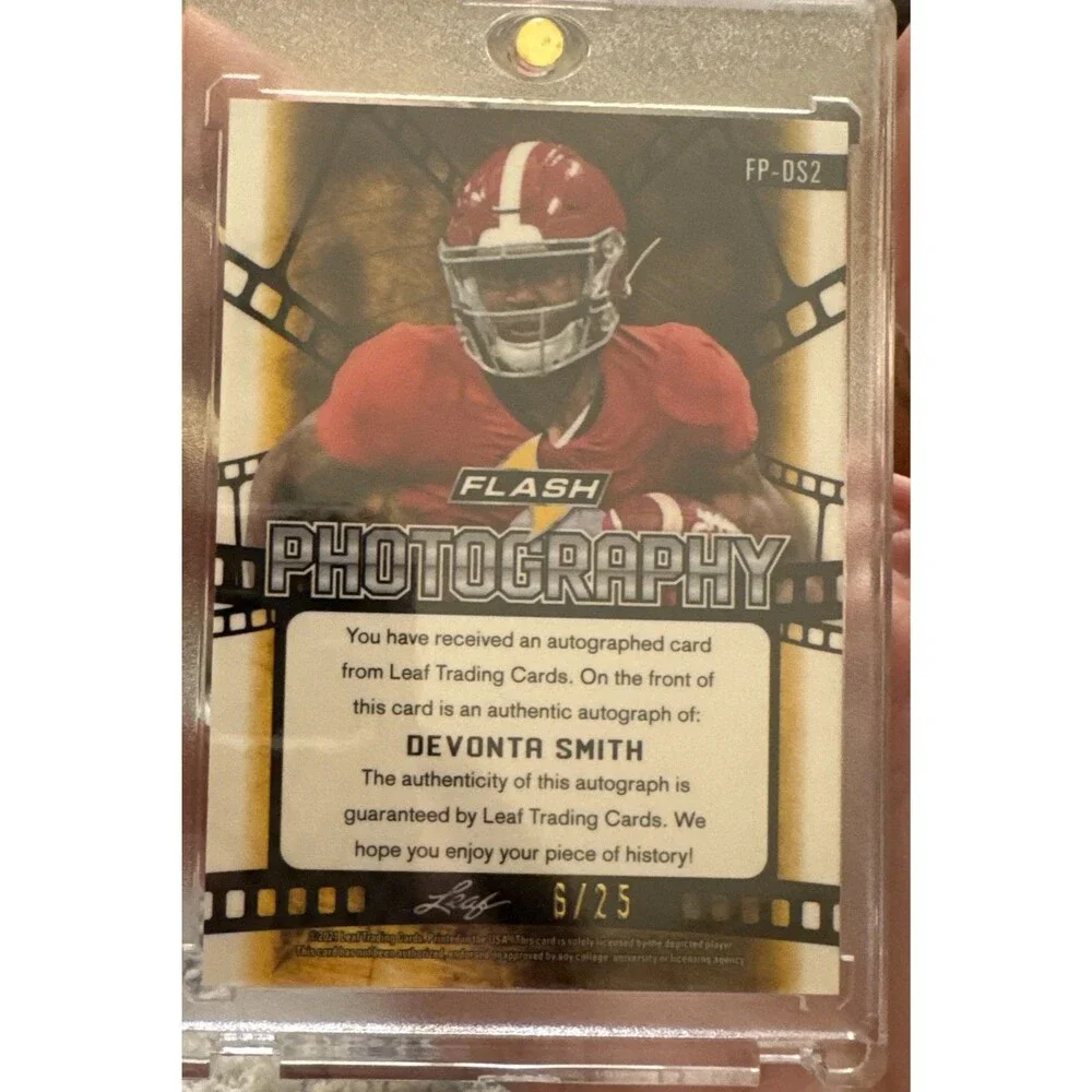 2021 Leaf Flash Flash Photography Green Devonta Smith #FP-DS2 Auto /25